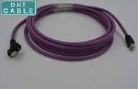 China High Flex IGUS Cat-5 Ethernet Cable Robust Bending for GEV  Camera, with Screw ears , 5 meters distributor