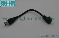 China Short usb3 0 cable , Camera USB Cable with right angle Micro B distributor
