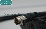 China Coaxial 12 Pin Male to Female Coupled hirose cable assembly / Analog Cables for Sony Camera distributor