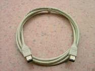 China 1394A 6Pin Male to 6P Male 3 Meter Beige IEEE 1394 Firewire Cables with PNP Function distributor