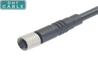 China M5 Female Mold Type Outdoor Automation Cable with Waterproof Connector 3Pin / 4 Pin distributor