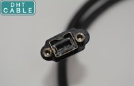 China Security Vision 1394B 9pin Female Molding IEEE 1394 Firewire Cable with Screw Lock 1.0 Meter distributor