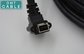 Industrial Camera IEEE 1394B 9Pin Molding Firewire Cable with M3 Screw Locking supplier