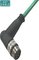 cheap  Male Signal Right Angle Waterproof Extension Cable AC 30V - 250V 4A -40 to 85º C