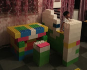 new style 32pcs Mcdonalds plastic building blocks toys
