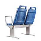 Plastic marine seats for passenger boats with aluminum frame
