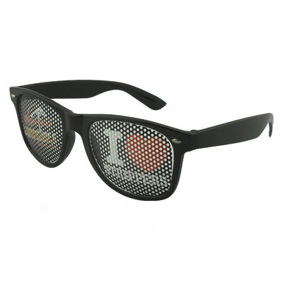 China Colorful Print Pinhole Sticker Glasses Sunglasses Logo Customized supplier