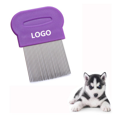 China Colorful Promotional Pet Comb Stainless Steel Comb Cheap Gifts Logo Customized supplier