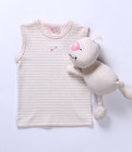 Millidoll Original colour cotton Antibacterial  babies pyjamas sleeping vest 2-6 years girls