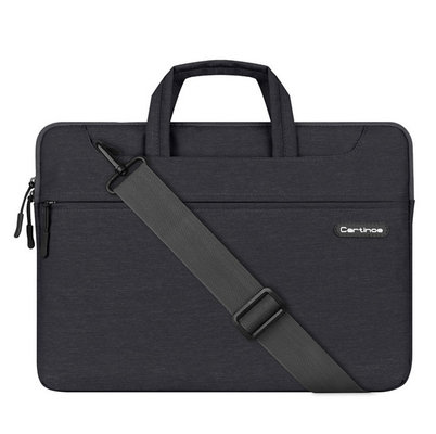 China Good quality waterproof material business pattern laptop bag with straps customized logo accepted supplier