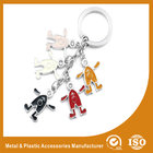 China Elegant Colorful Metal Personalised Keyrings Promotional Key Chains distributor