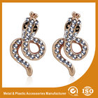 China Simple Design Alloy Gold Rhinestone Earrings Metals Antique Earrings distributor