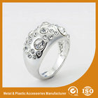 China Custom Silver Diamond Fashion Rings Rose Gold Rings For Women distributor