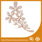 Best Handmade Safety Pin Rhinestone Brooches For A Wedding Flower Brooches for sale