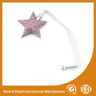China Zinc Alloy Star Shape Purse Hook Hanger For Table Top Purse Hanger distributor