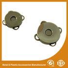 China Custom Antique Brass Magnetic Buttons / Magnetic Snaps For Handbags distributor