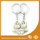 China Cow Custom Metal Keychains Personalized Keychains For Couples distributor