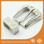 China Custom High Polished Silver Metal Shoe Buckles Or Shoe Hardware distributor