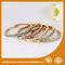 Customzied Adjustable Metal Bangles & Bracelets Gold Plated 15mm supplier