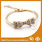 Gift / Decoration Zircon Gold Metal Bangles , Gold Bracelets Bangle supplier