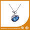 Blue Crystal Goose Rhinestone Chain Necklace , Fashion Jewelry Necklace supplier