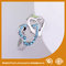 Cat Shape Silver Ruby Fashion Jewelry Rings Flower Engagement Ring supplier