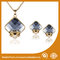 Zinc Alloy Necklace And Earring Set Gold Plated Stainless Steel Jewelry supplier