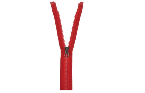 China ECO-friendly Red Waterproof 5# Resin Auto Lock Zipper Closed End For Coat supplier