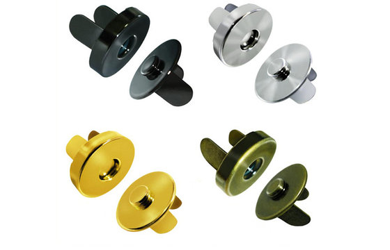China Button snaps metal  for leather magnet button magnet snap for bag accessories supplier