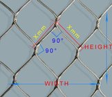Factory High Tensile X-tend Inox Cable Mesh Fence/ Wire Rope Net