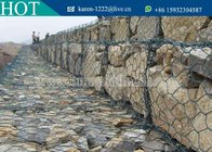 masonry block wall gabion stone cages gabion mattress gabion Rock basket wire mesh / gabion stone cage for Bank of river