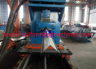 China Aluminium Shutter Door Roll Forming Machine Gearbox Driven 10M / Min Line Speed supplier