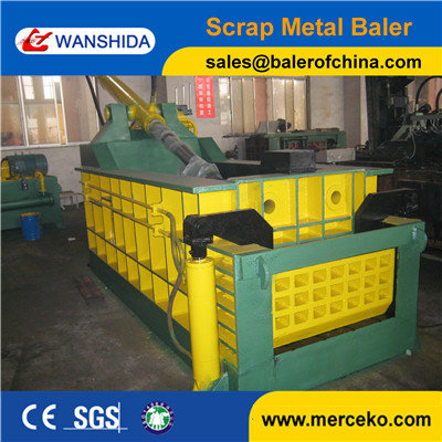 China Three Ram Forwarder out Scrap Metal Baling Press/Metal Baler compressor to packing waste steels supplier