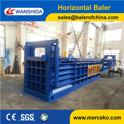 China Y82-100 horizontal 100ton waste cardboard baler paper press machine with baler size 1100X1200X1500mm supplier