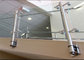 New design balcony stainless steel balustrade post tempered glass railing supplier