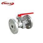 High pressure carbon steel 1 inch one piece flanged end ball valve ansi