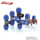 China leading supplier of pp compression pipe fittings equal tee