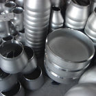 Large stainless steel pipe threaded end cap