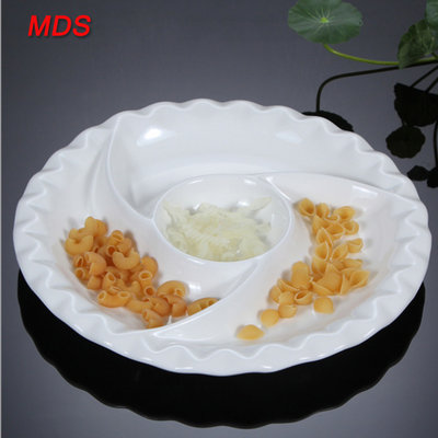 Hotel OEM dinnerware ceramic fruit plate seasoning dish