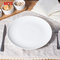Western restaurant round white 11inch ceramic pie plate wholesale