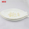 Dinnerware creative fish shape gold rim ceramic plate for hotel