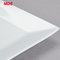 Hot sale 6 inch white square porcelain plate uk for restaurant