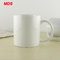 White OEM logo unicorn ceramic mug changing with handle