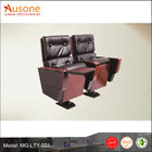 Factory direct sale pu leather with pad auditorium chair