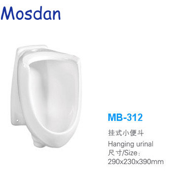 Small size European style sanitary ware Wall Hanging Flush Mount Mens urinal M312