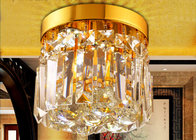 China Mini Single Layer LED Crystal Ceiling Lights With Wall Switch distributor