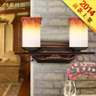 China Unique European Bathroom Over Mirror Lights , Wrought Iron Mirror Front Decoration Wall Lamp distributor