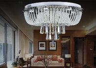 Best Modern Round Crystal Ceiling Lights 30w LED For Dining Room / Living Romm Decoration