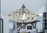 China Modern Stainless Steel K9 Crystal Ring Chandelier UFO Shape 100W distributor