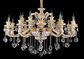 cheap Graceful 18 Light Crystal Chandelier For Coffee Shops / Dining Room Chandeliers